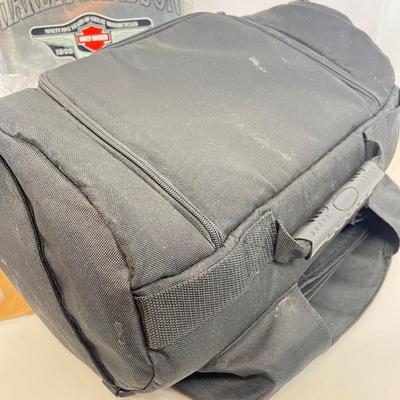 LOT 66: Harley Davidson Items - Storage Bag, History Book, Model Motorcycles