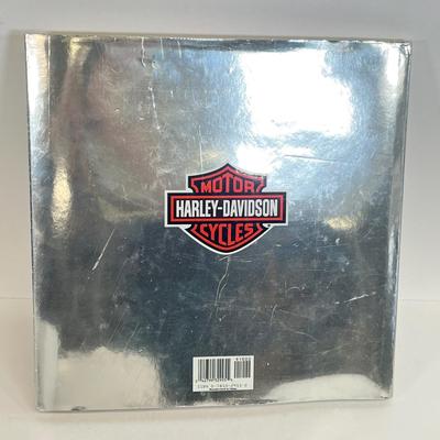 LOT 66: Harley Davidson Items - Storage Bag, History Book, Model Motorcycles