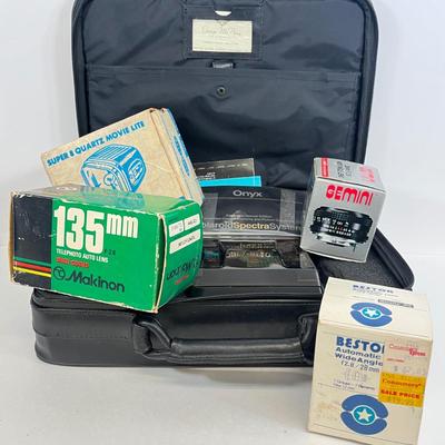 LOT 70: Vintage Camera Equipment, Lenses, Polaroid and More