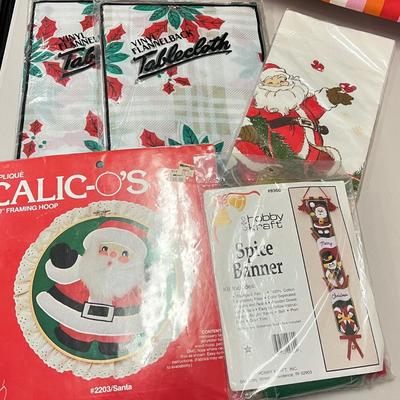 LOT 76: Fabric and Crafting Lot - Christmas, Halloween and More