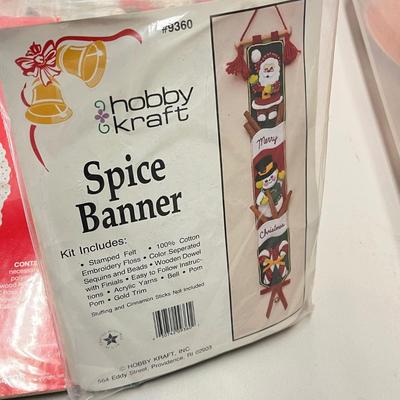 LOT 76: Fabric and Crafting Lot - Christmas, Halloween and More