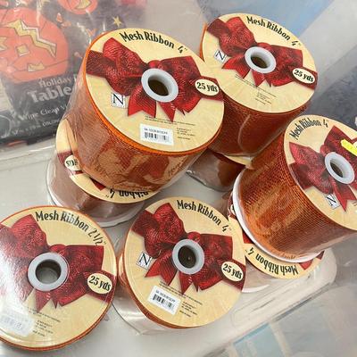 LOT 76: Fabric and Crafting Lot - Christmas, Halloween and More