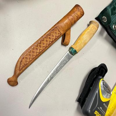 LOT 79: Hunting, Fishing, Outdoors Collection - Fly Fishing Rod and Reel, Tent and More