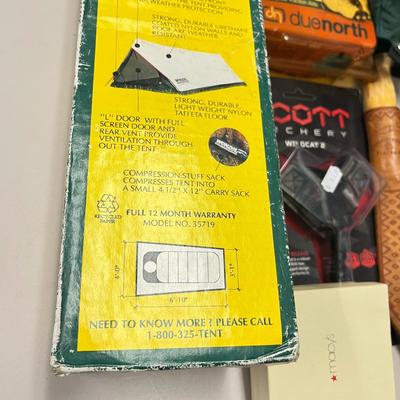 LOT 79: Hunting, Fishing, Outdoors Collection - Fly Fishing Rod and Reel, Tent and More