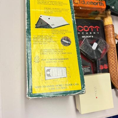 LOT 79: Hunting, Fishing, Outdoors Collection - Fly Fishing Rod and Reel, Tent and More