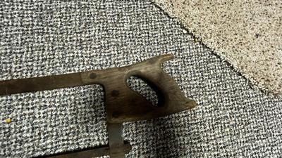 ANTIQUE MEAT SAWS HARRY DISSTON & SONS PHILADELPHIA AND CW SPEAR CINCINNATI