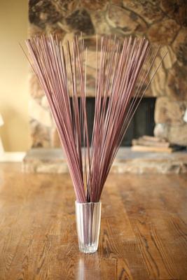 Sale Photo Thumbnail #24: Tall decorative vase with reeds