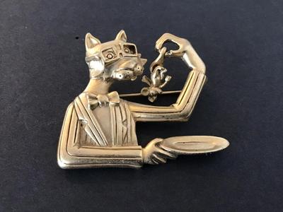 AJC Vintage Brooch. Signed