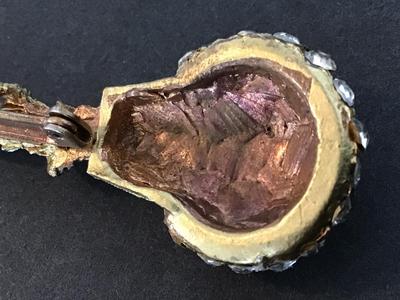 Scepter Rhinestone Vintage Brooch