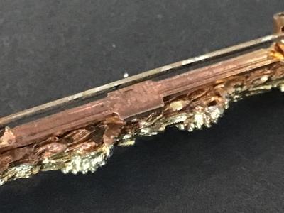 Scepter Rhinestone Vintage Brooch