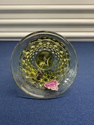 Fenton Hobnail Colonial Green glass bell