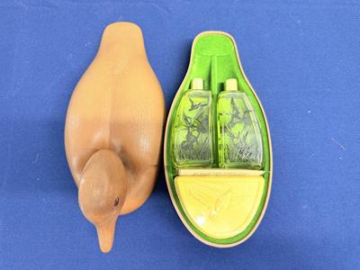 Vintage Avon Wild Country After Shave 3 oz Cologne Duck Decoy Box Set