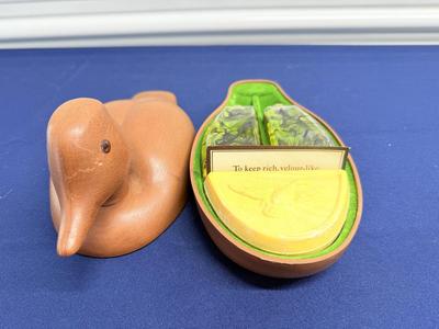 Vintage Avon Wild Country After Shave 3 oz Cologne Duck Decoy Box Set