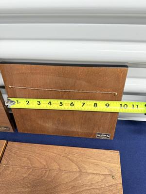 Vintage Mid-Century Pyraglass Wall Art Prints – European Market & Harbor Scenes (Lot)