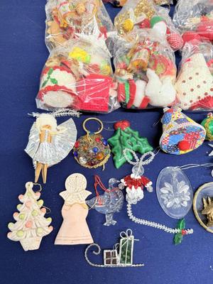 Vintage Holiday ornaments & decorations Lot 1