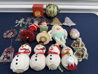 Vintage Christmas Ornaments- Lot 3