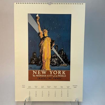 592 Cavallini & Co. 2005 New York Wall Calender