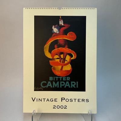 593 Cavallini & Co. Vintage Posters 2002 Wall Calender