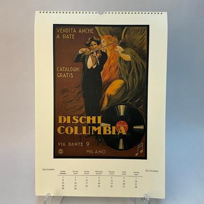 593 Cavallini & Co. Vintage Posters 2002 Wall Calender