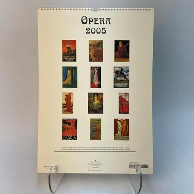596 Cavallini & Co. 2005 Opera Posters Wall Calender