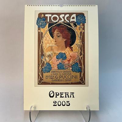 596 Cavallini & Co. 2005 Opera Posters Wall Calender