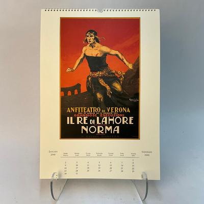 596 Cavallini & Co. 2005 Opera Posters Wall Calender