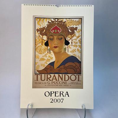 597 Cavallini & Co. 2007 Opera Posters Wall Calender