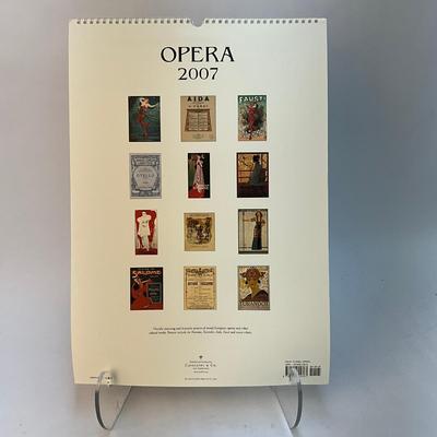 597 Cavallini & Co. 2007 Opera Posters Wall Calender