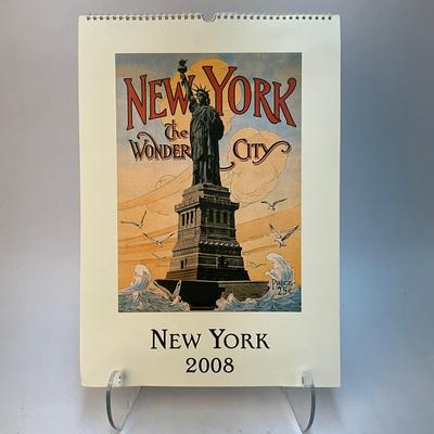 600 Cavallini & Co. 2008 New York Posters Wall Calender