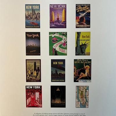 601 Cavallini & Co. 2004 New York Poster Wall Calender