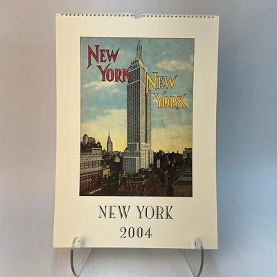 601 Cavallini & Co. 2004 New York Poster Wall Calender