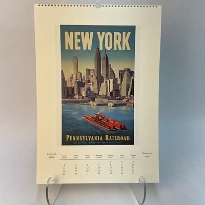 601 Cavallini & Co. 2004 New York Poster Wall Calender
