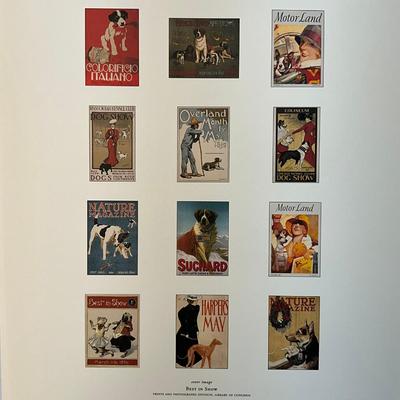 603 Cavallini & Co. 2006 Classic Dog Posters Wall Calender