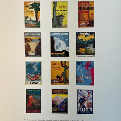 604 Cavallini & Co. Americana U.S. Destinations Posters Wall Calender