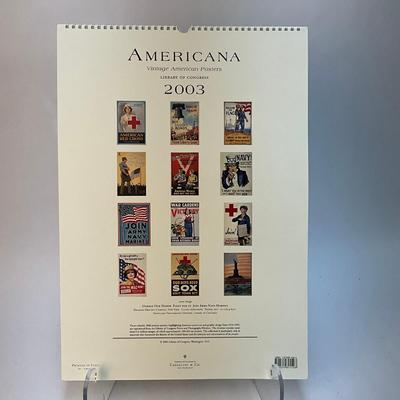 605 Cavallini & Co. 2003 Americana Vintage American Posters
