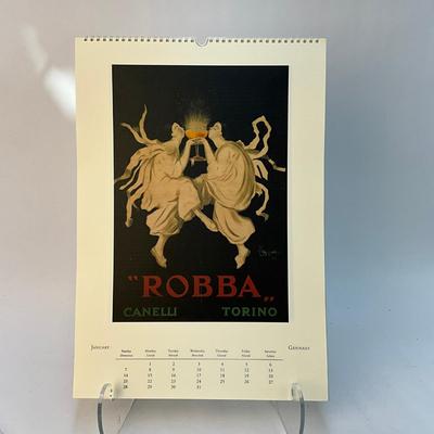 606 Cavallini & Co. 2001 Vintage Posters Wall Calender