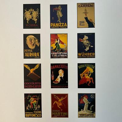 606 Cavallini & Co. 2001 Vintage Posters Wall Calender