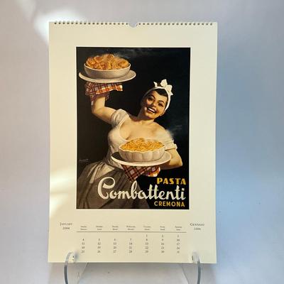 607 Cavallini & Co. 2004 Vintage Posters Wall Calender