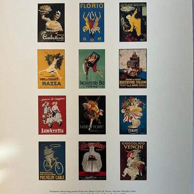 607 Cavallini & Co. 2004 Vintage Posters Wall Calender