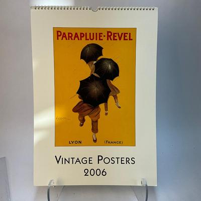 608 Cavallini & Co. 2006 VIntage Posters Wall Calender