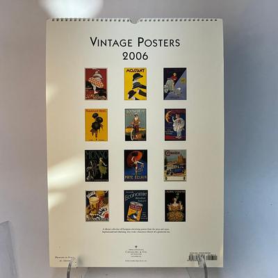 608 Cavallini & Co. 2006 VIntage Posters Wall Calender