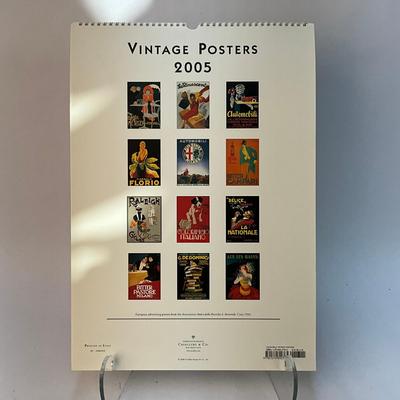 609 Cavallini & Co. 2005 Vintage Posters Wall Calender