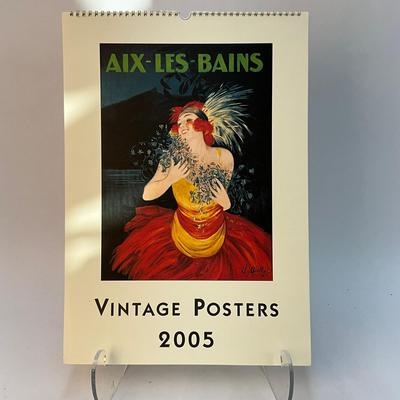 609 Cavallini & Co. 2005 Vintage Posters Wall Calender