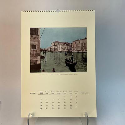 614 Cavallini & Co. 2003 Venice Vintage Photographs Of Italy Wall Calender