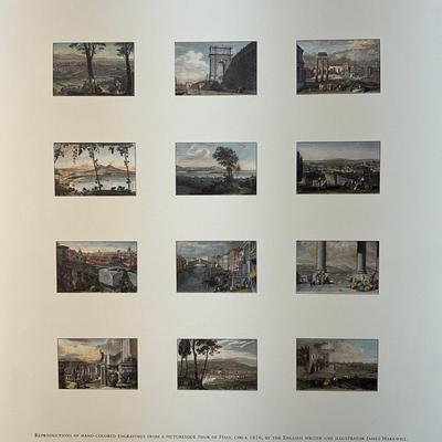 615 Cavallini & Co. Italia Hand-Colored Engravings Wall Calender