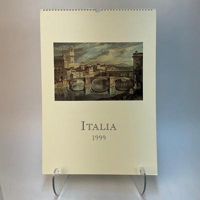 615 Cavallini & Co. Italia Hand-Colored Engravings Wall Calender