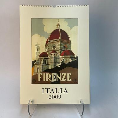 617 Cavallini & Co. 2009 Italia Posters Wall Calender