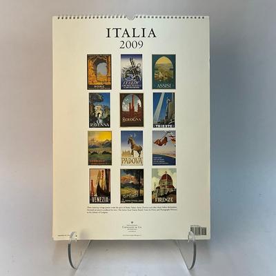 617 Cavallini & Co. 2009 Italia Posters Wall Calender