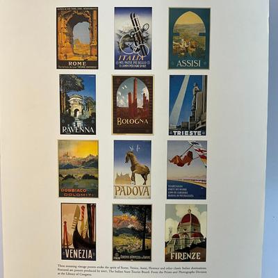 617 Cavallini & Co. 2009 Italia Posters Wall Calender