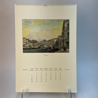 621 Cavallini & Co. 2001 Italia Wall Calender